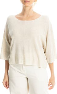 MAX STUDIO Textured Dolman Sleeve Sweater