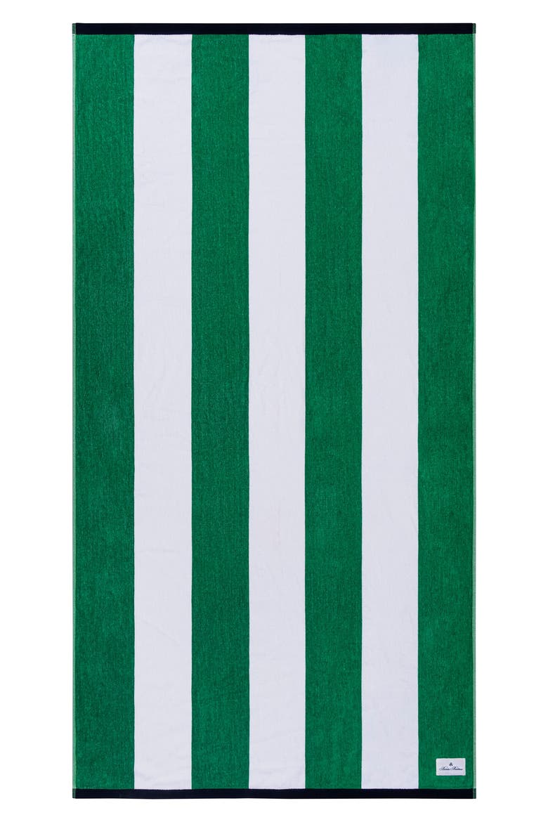 Stripe Beach Towel, Alternate, color, GREEN