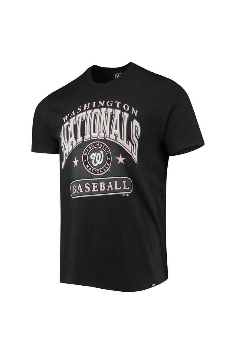 Men's '47 Black Washington Nationals City Connect Elements Franklin T-Shirt, Alternate, color, Black