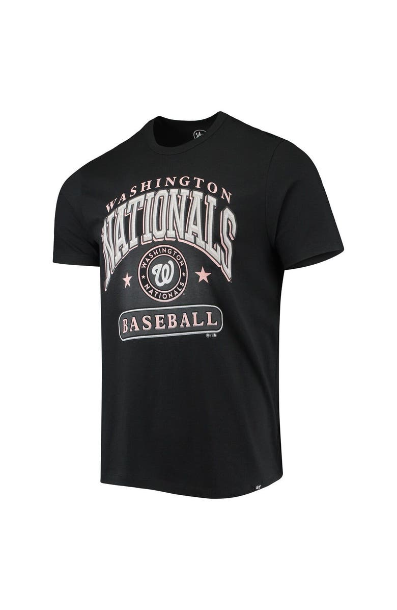 '47 Men's '47 Black Washington Nationals City Connect Elements Franklin T-Shirt, Alternate, color, Black
