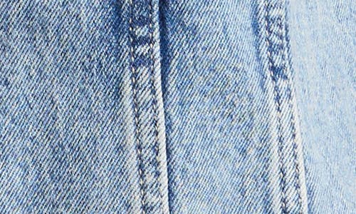 Shop Damson Madder Broderie Anglaise Ruffle Sailor Denim Jacket In Blue