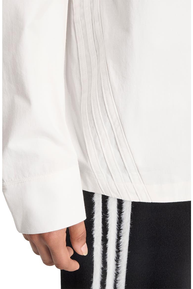 Cotton Button-Up Shirt, Alternate, color, CLOUD WHITE/ CLOUD WHITE
