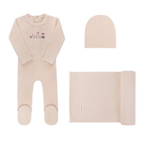 Embroidered ABC Collection - Layette Set