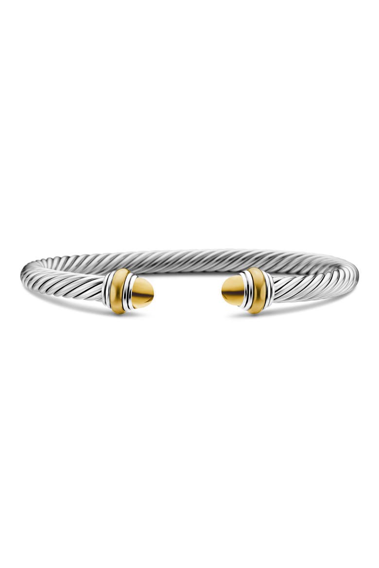 Cable Classics Bracelet with Gold, 5mm, Main, color, GOLD DOME