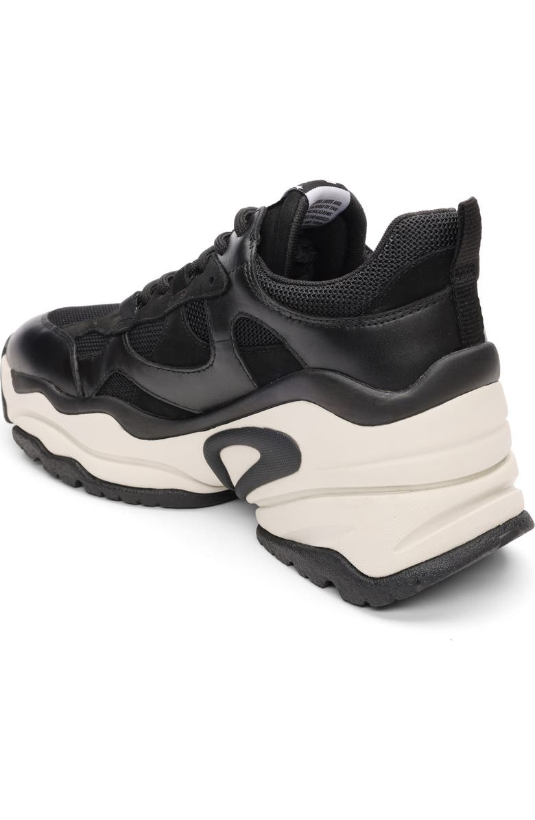 Ash Born Wedge Sneaker, Alternate, color, Black