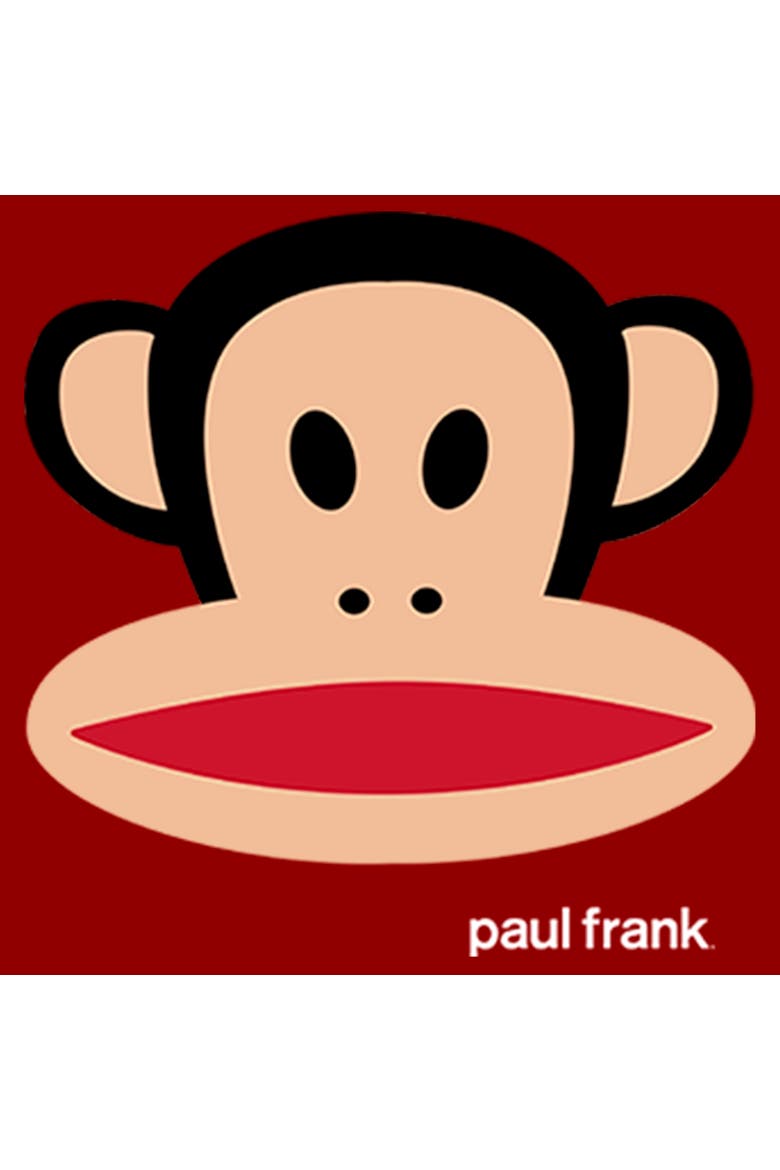 Women's Paul Frank Small Julius Left Chest  Graphic T-Shirt, Alternate, color, Red