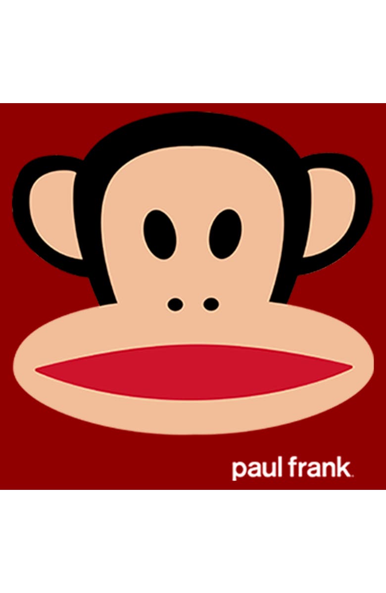 Paul Frank Women's Paul Frank Small Julius Left Chest  Graphic T-Shirt, Alternate, color, Red
