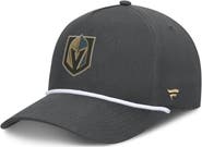 FANATICS Men's Fanatics Charcoal Vegas Golden Knights Authentic Pro Rink Roper A-Frame Adjustable Hat