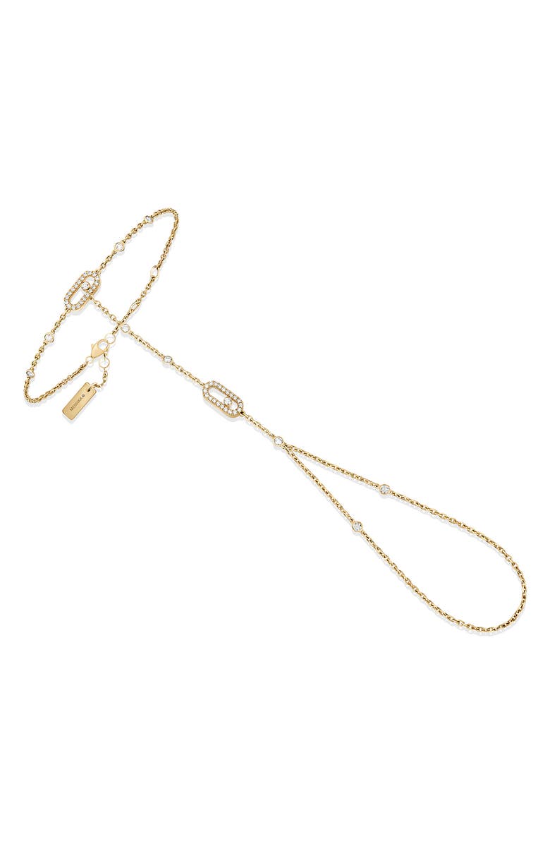 Messika Move Uno Pavé Hand Bracelet, Main, color,