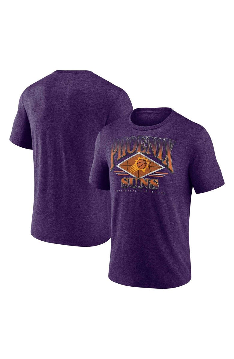 FANATICS Men's Fanatics Branded Heather Purple Phoenix Suns True Classics Power Phase Tri-Blend T-Shirt, Main, color, Heather Purple