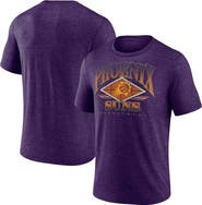 FANATICS Men's Fanatics Branded Heather Purple Phoenix Suns True Classics Power Phase Tri-Blend T-Shirt