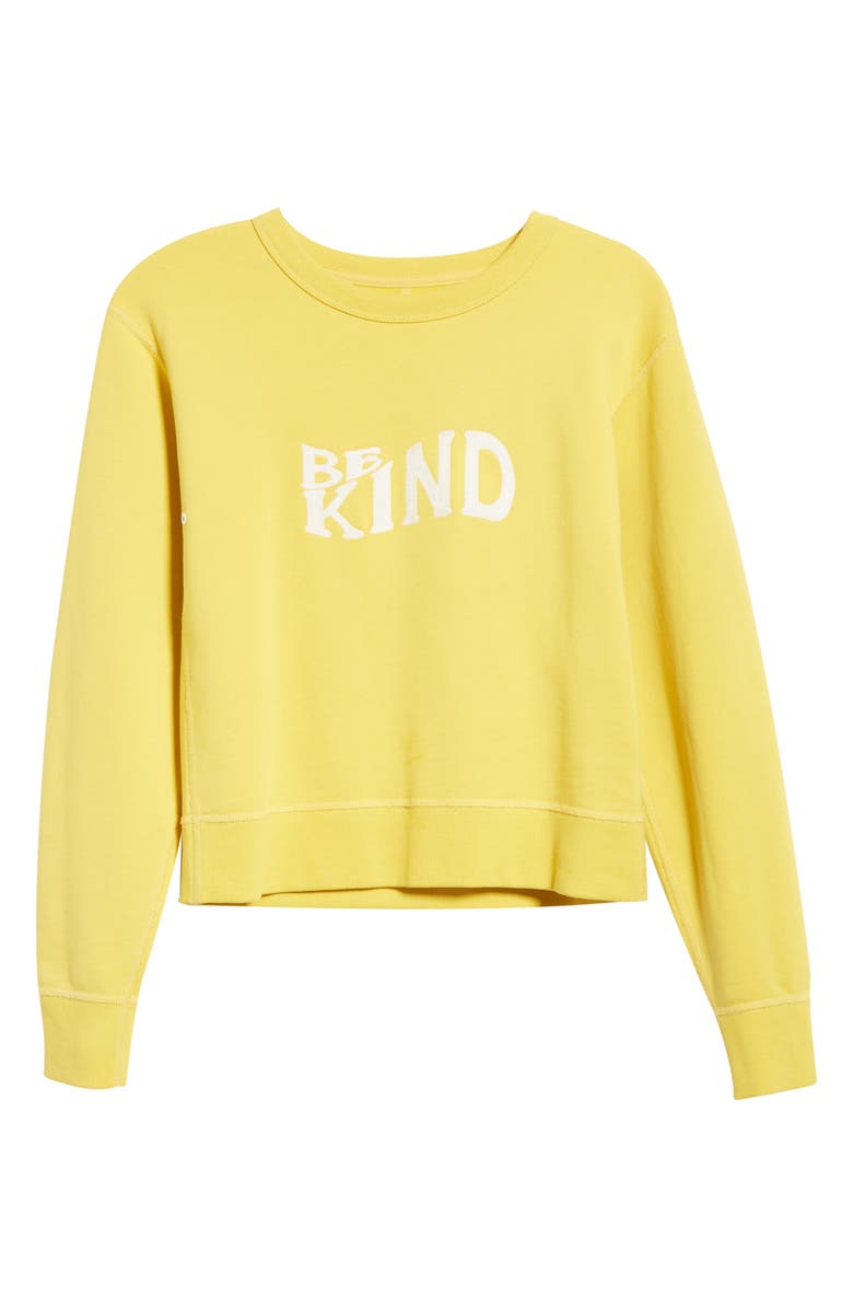 rag & bone Be Kind Embroidered Sweatshirt, Alternate, color, 