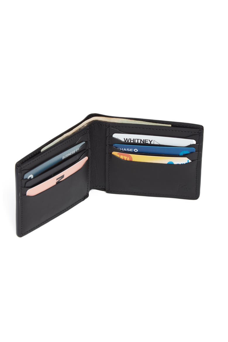 York II Slim Leather Wallet, Alternate, color, Black