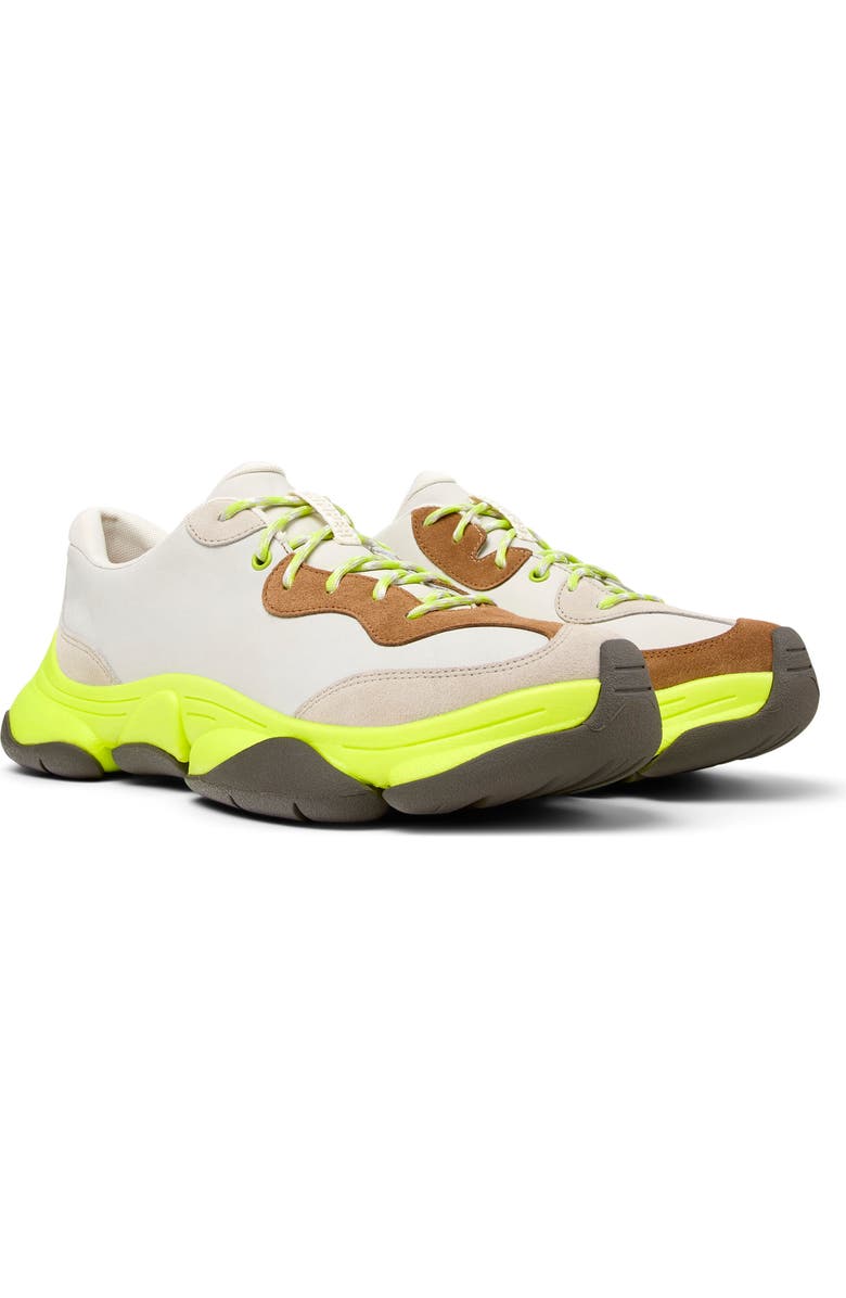 Camper TWS Leather Sneaker, Main, color, Beige