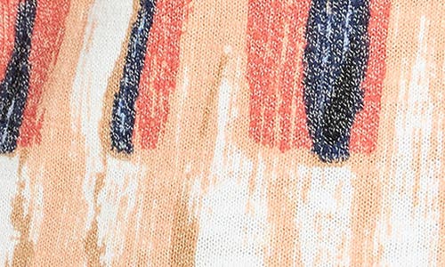 Nic + Zoe Nic+zoe Cotton Blend Slub Sweater In Multi