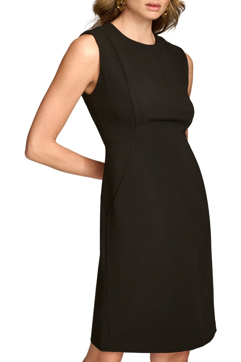 Sleeveless Cocktail Dress, Alternate, color, BLACK