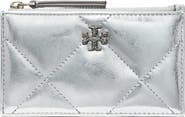 Tory Burch Kira Diamond Quilted Leather Zip Wallet