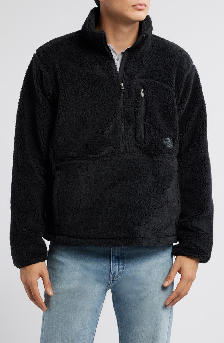 The North Face Extreme Pile 2 Fleece Half Zip Pullover, Main, color, Tnf Black