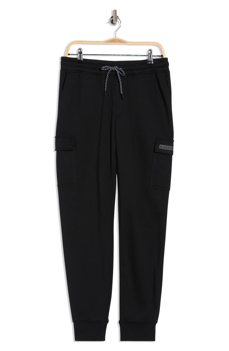 Hurley Activation Cargo Joggers, Alternate, color, Black