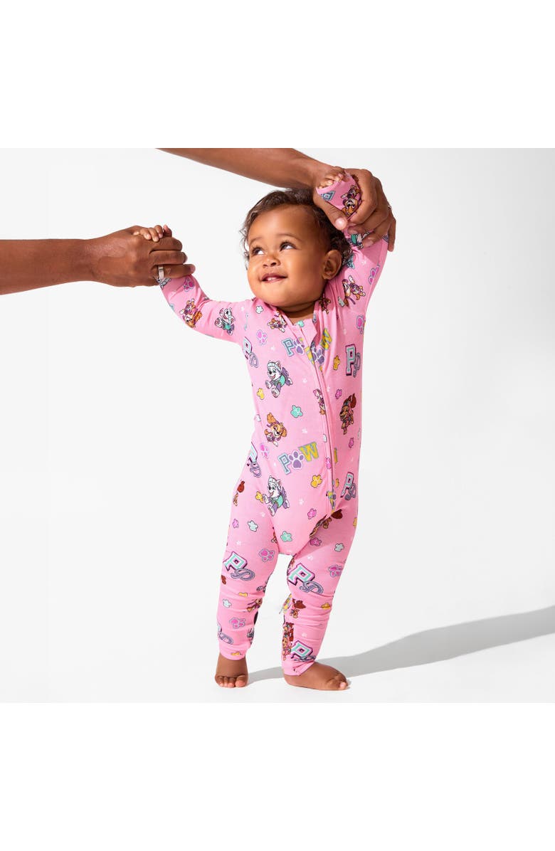 Bellabu Bear Baby PAW Patrol Varsity Pink Convertible Footie, Alternate, color, Paw Patrol: Varsity Pink