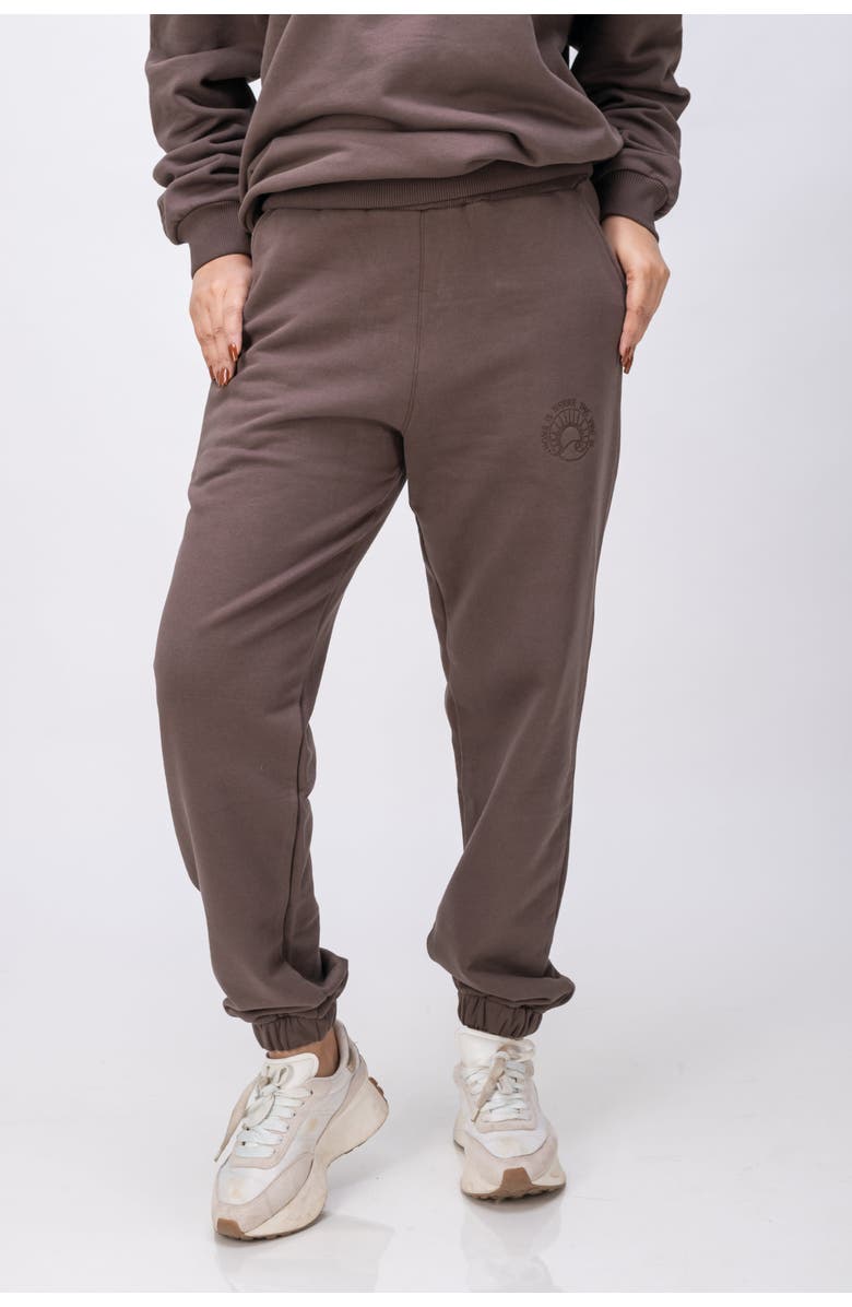 Twill Active Organic Cotton Classic Wellness Jogger, Main, color, Chocolate Brown