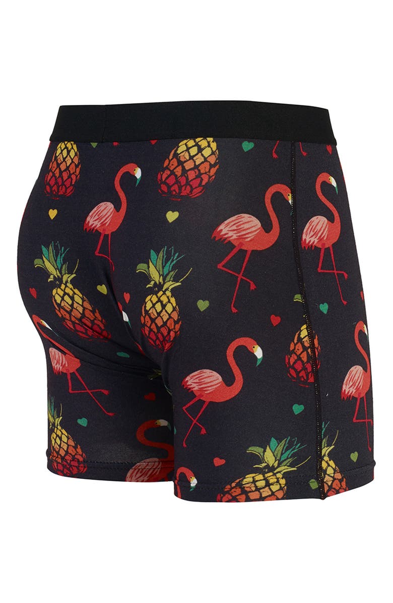 WARRIORS AND SCHOLARS Flamingo Boxer Briefs, Alternate, color,
