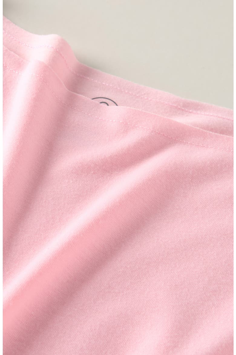 Kids' Off the Shoulder T-Shirt, Alternate, color, PINK ORCHID