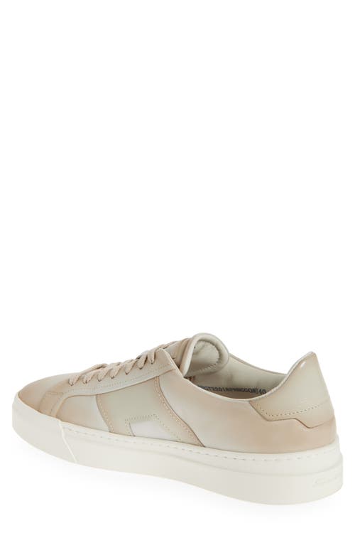 Santoni Goni Sneaker In White