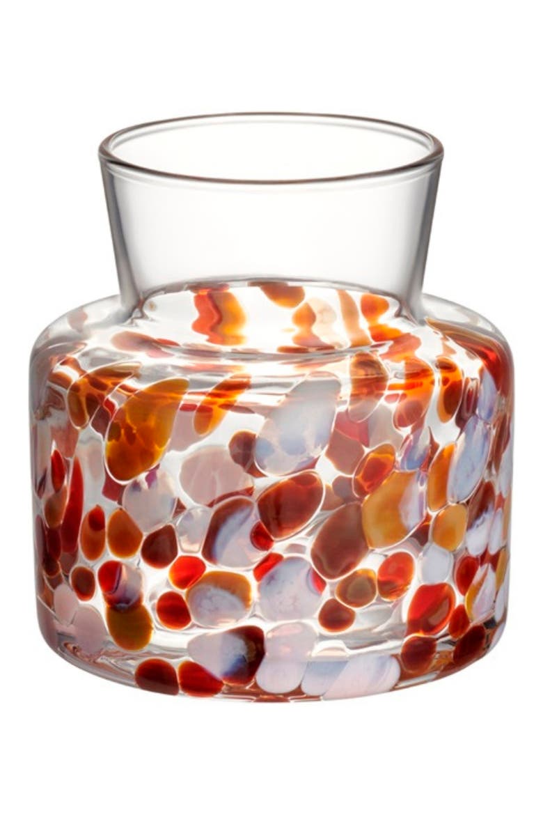 Meadow Fall Small Vase, Main, color, RED MULTI
