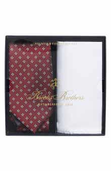 Flower Print Tie & Pocket Square Set
