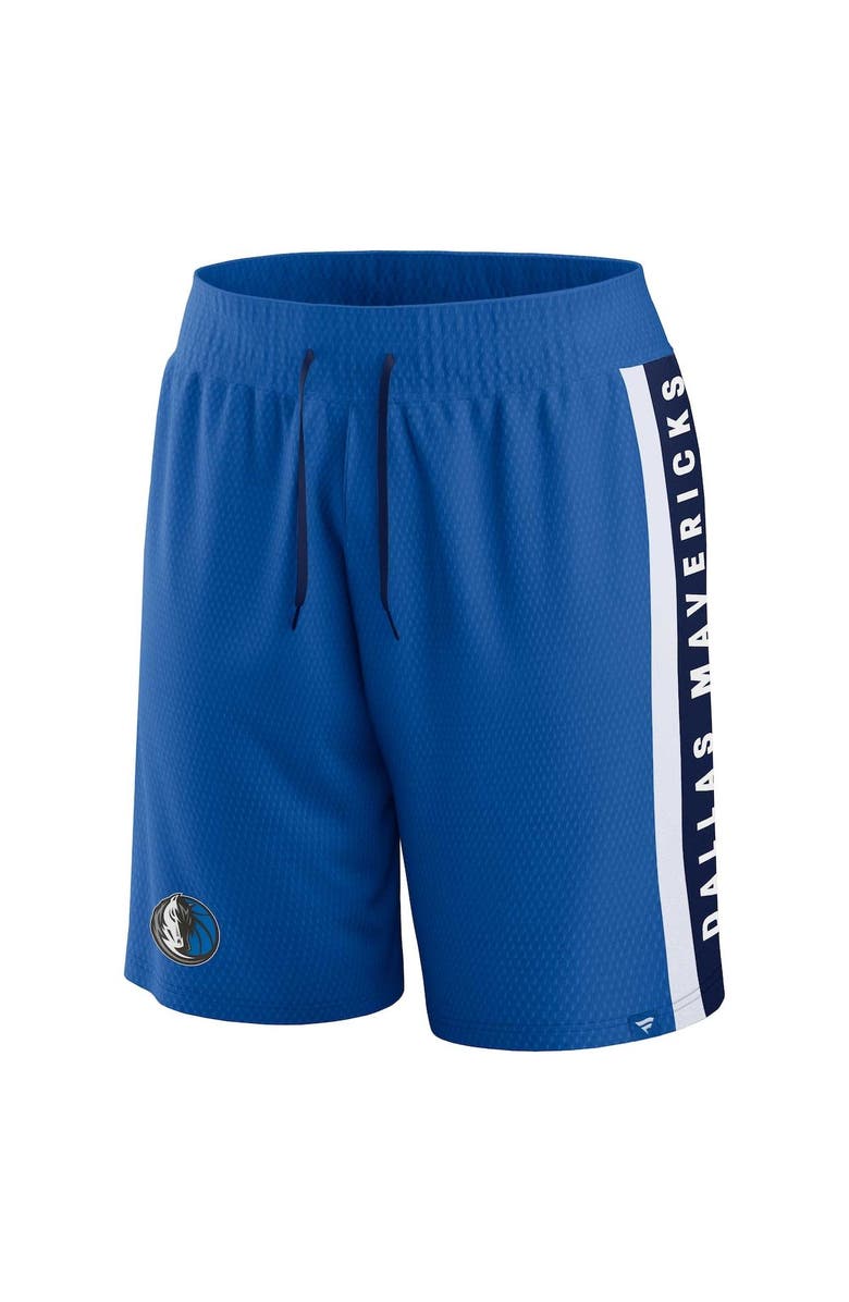 FANATICS Men's Fanatics Branded Blue Dallas Mavericks Referee Iconic Mesh Shorts, Alternate, color, Blue