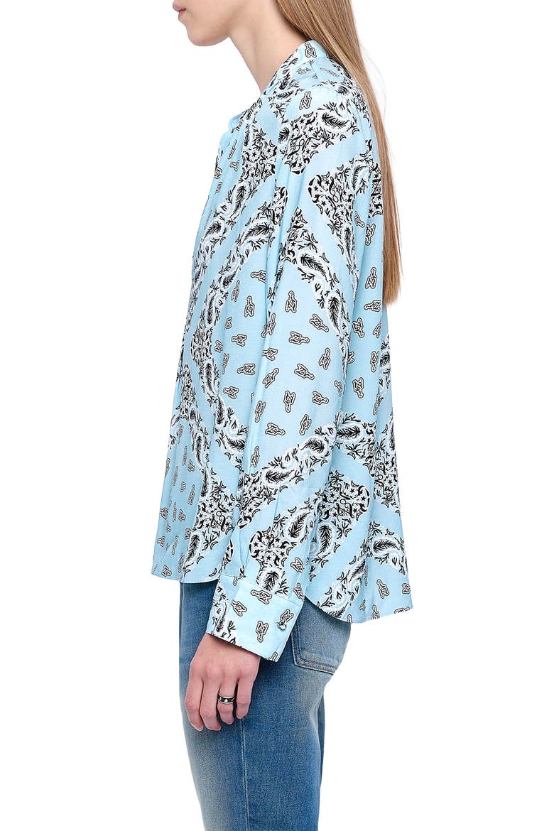 Tink Bandana Top, Alternate, color, BLEU OXFORD