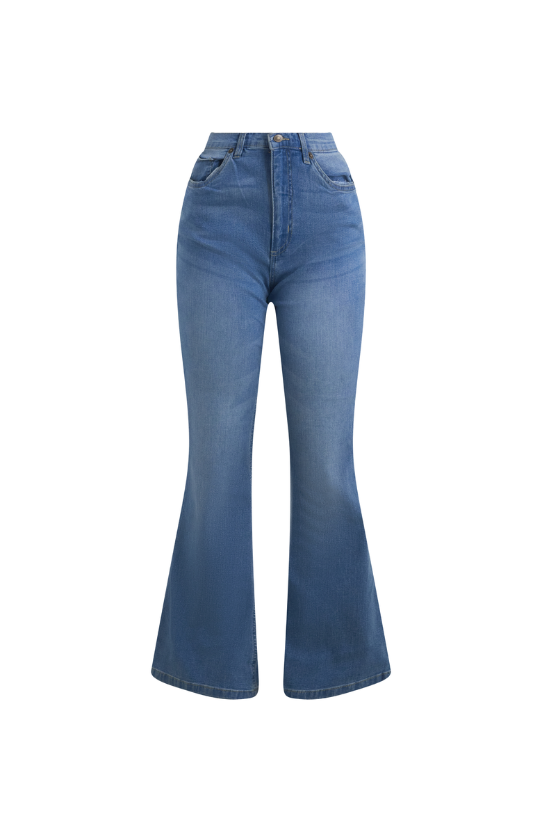Solomon & Sage S&G Denim Boot Cut Leg Jeans, Alternate, color, Blue Wash
