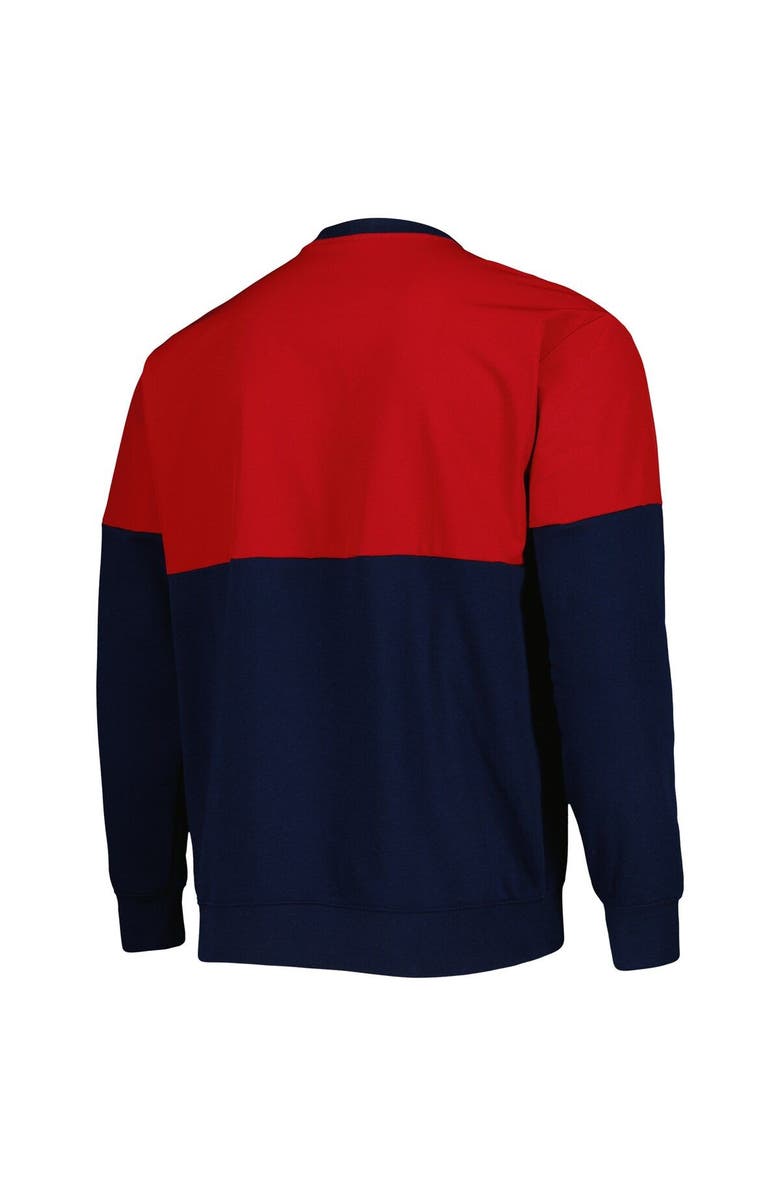 adidas Men's adidas Navy/Red Colombia National Team DNA Pullover Sweatshirt, Alternate, color, 