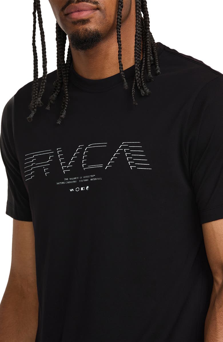 RVCA Big RVCA Flyer Performance Graphic T-Shirt, Alternate, color, Black