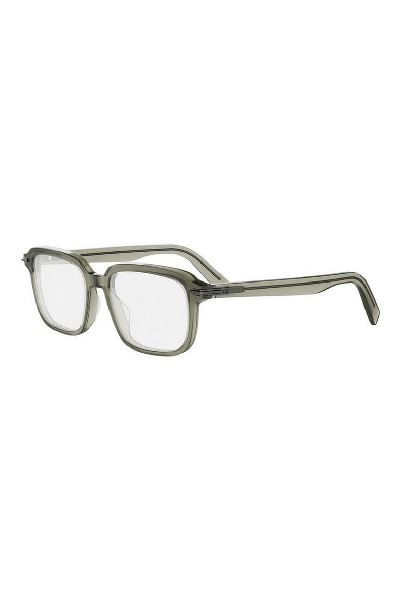 'DiorBlacksuit O S26I 53mm Rectangular Optical Glasses, Alternate, color, SHINY BEIGE