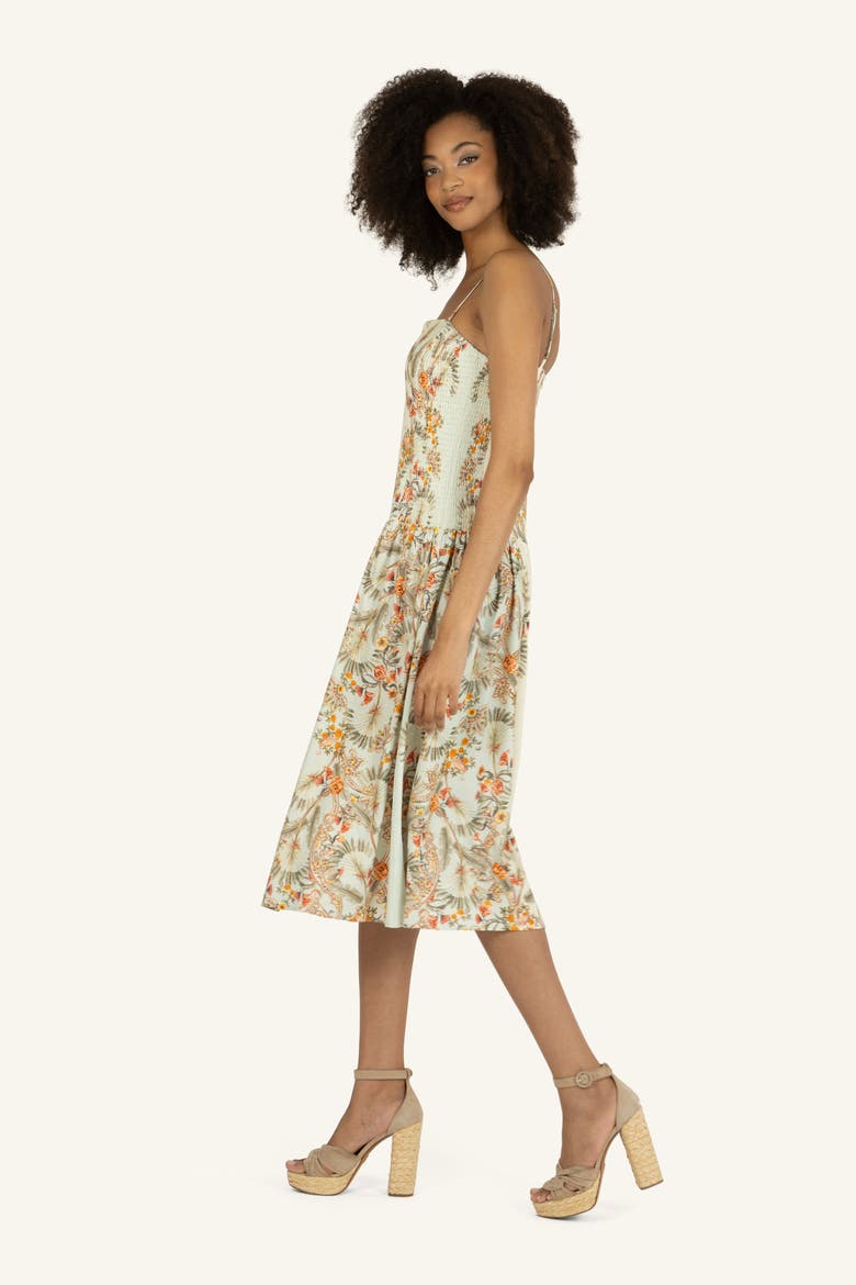Suzy Dress, Alternate, color, Natural Floral Road Print