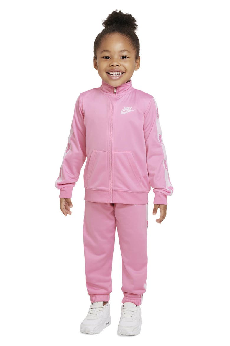 Kids' Tricot Jacket & Pants Set, Alternate, color, A8FPINK