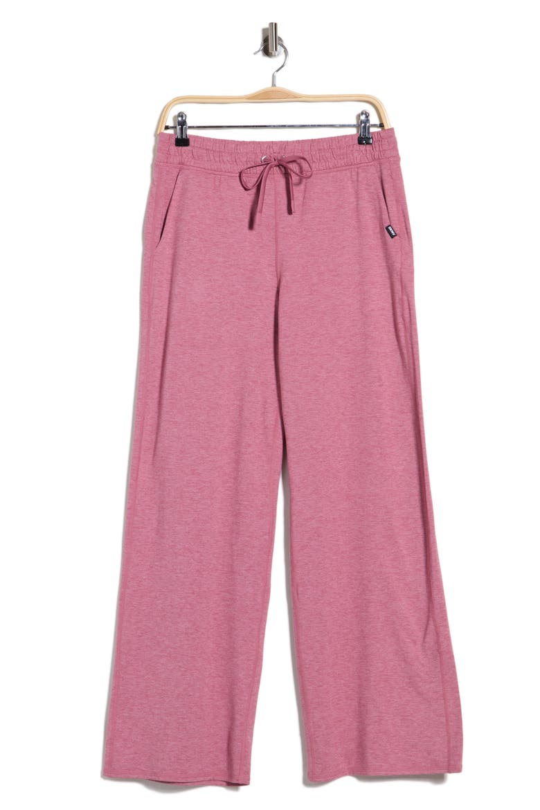 Mid Rise Wide Leg Pants, Alternate, color, MESA ROSE SPACEDYE