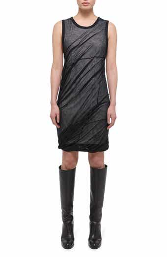 Helmut Lang Bubble Hem Cotton Dress