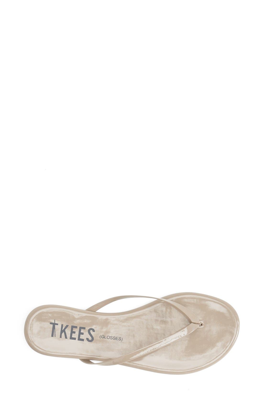 TKEES 'Glosses' Flip Flop, Alternate, color, Custard