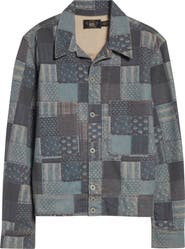Double RL Patchwork Trompe l'Oeil Jersey Chore Jacket