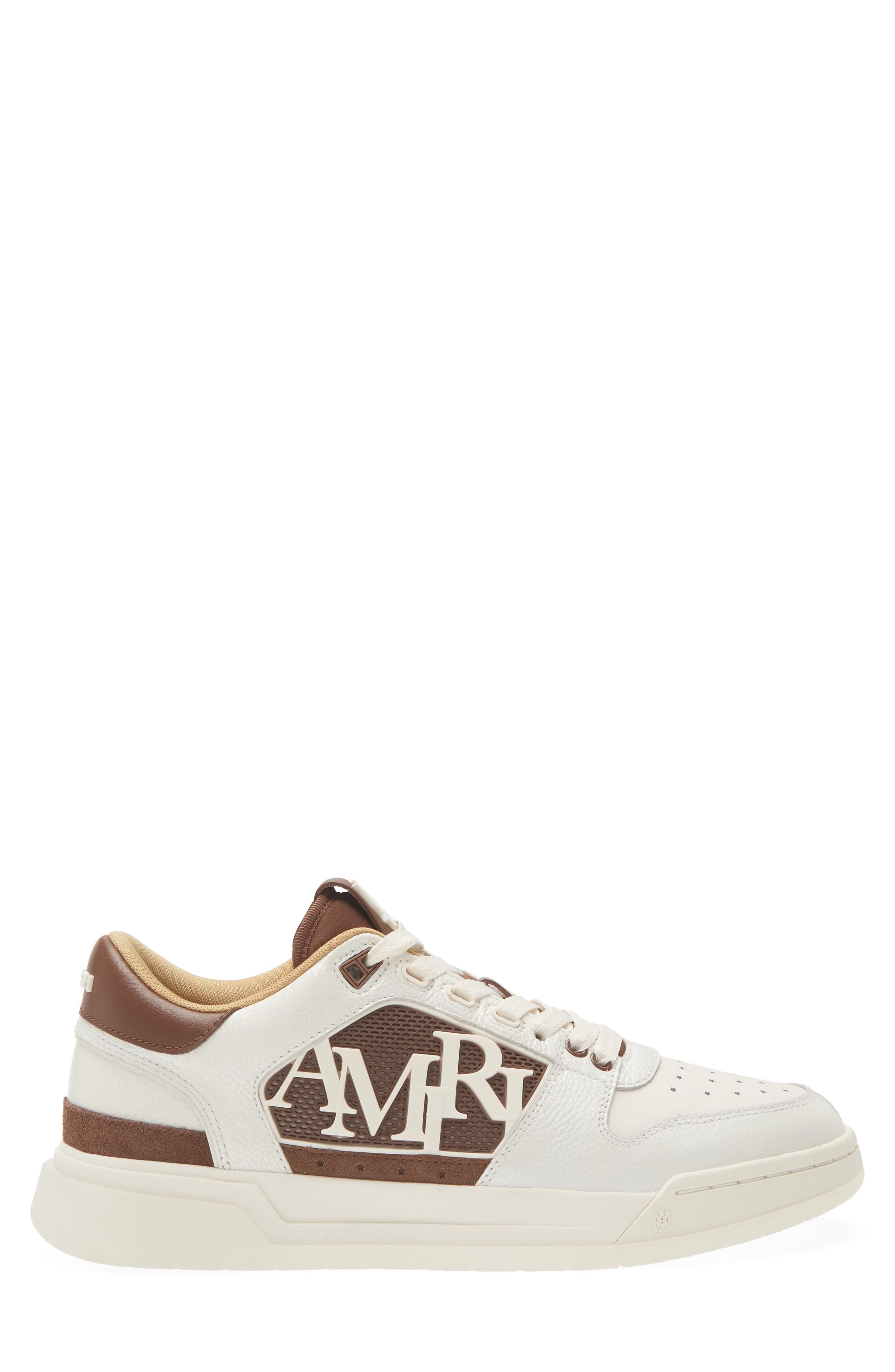 AMIRI Pebbled Classic Low Top Sneaker, Alternate, color, Tobacco