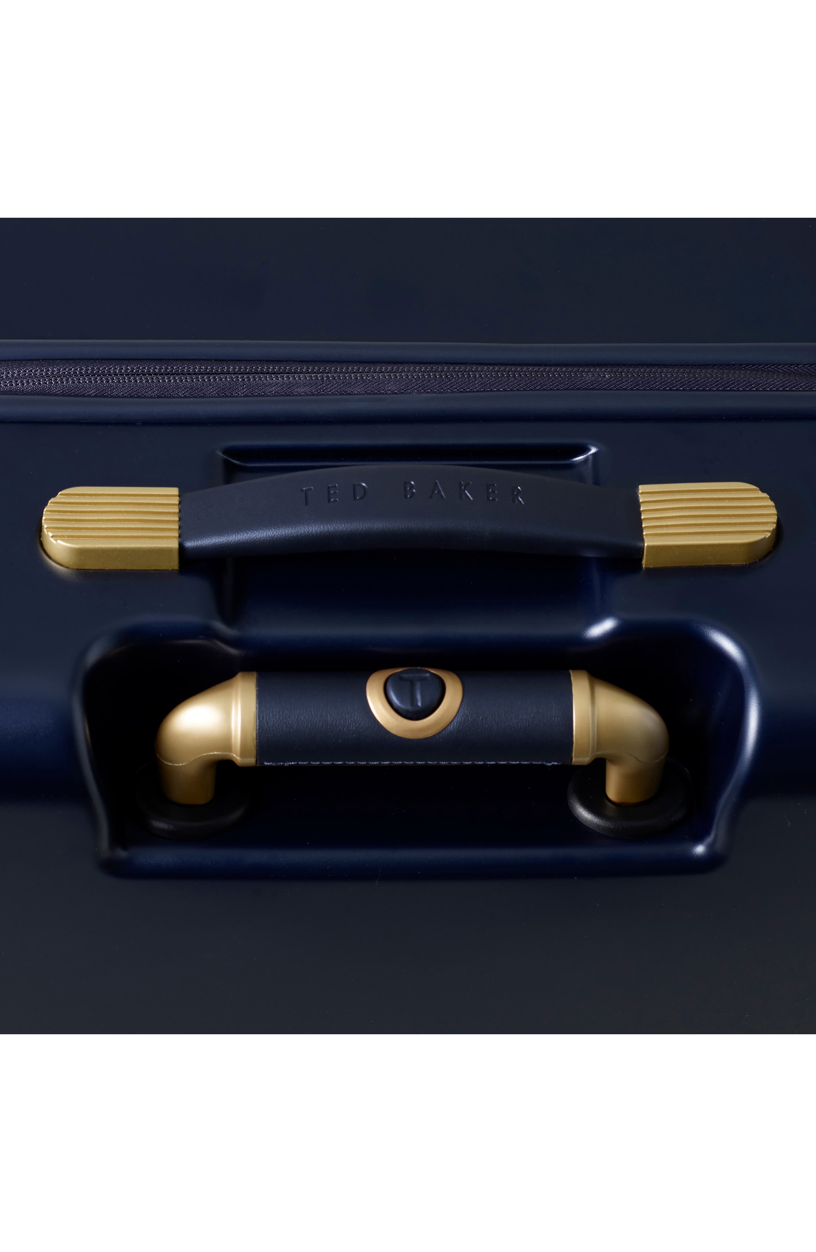 Ted Baker London Small Beau 22-Inch Bow Embossed Four-Wheel Trolley Suitcase, Alternate, color, 