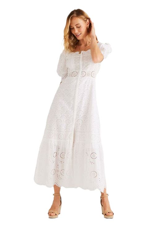 100% Cotton White Dresses | Nordstrom