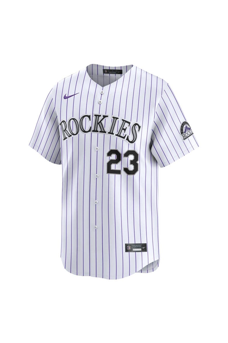 Men's Nike Kris Bryant White Colorado Rockies Home Limited Player Jersey, Alternate, color, White