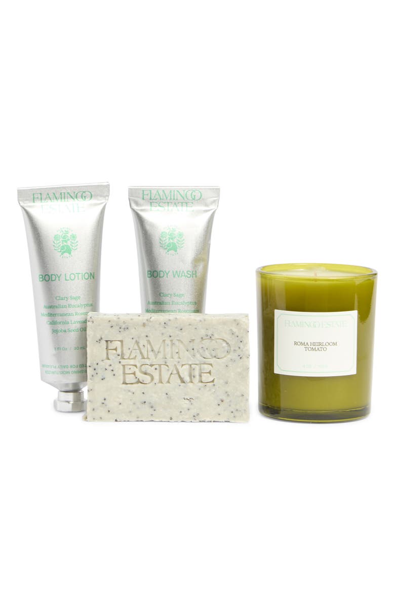FLAMINGO ESTATE Mini Bestsellers Travel Size Gift Set, Main, color, Green