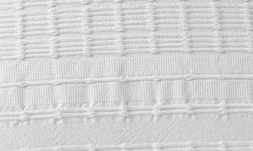 Coyuchi Sea Ridge Accent Pillow Cover In White