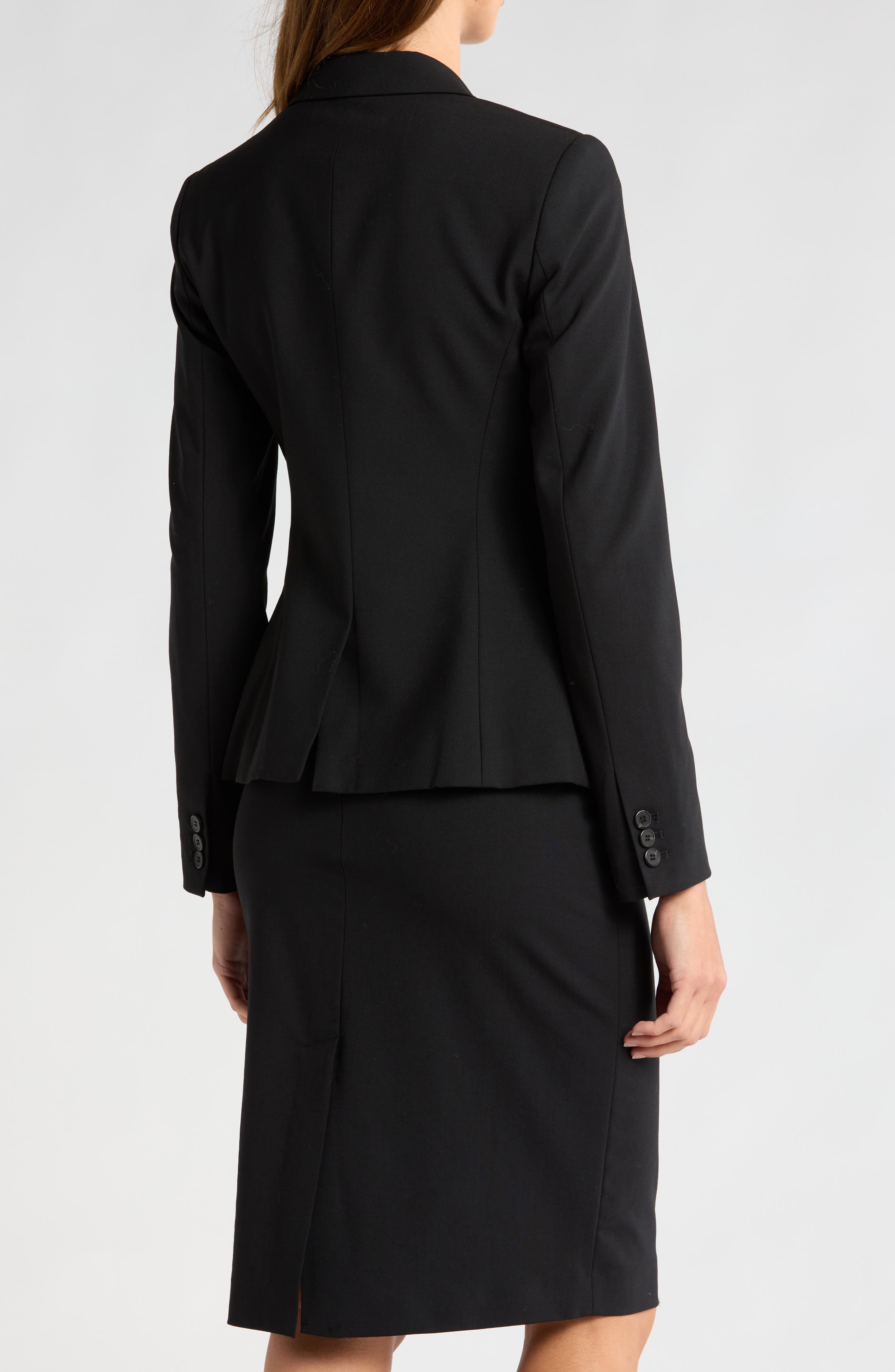 Carissa Stretch Wool Classic Suit Jacket - image 2