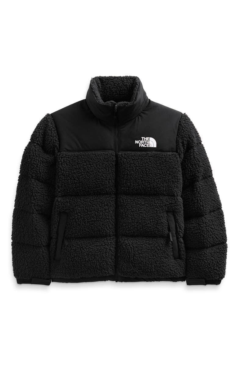 The North Face High Pile Fleece Nuptse<sup>®</sup> Jacket, Alternate, color, 